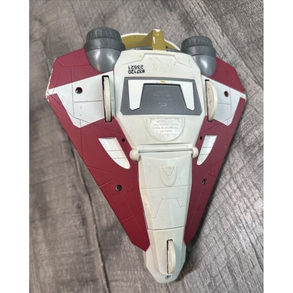 Star Wars Obi Wan Jedi Starfighter with Figure 2008 Hasbro Galactic‎ Hero - Picture 8 of 11